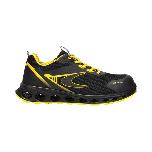 Scarpa Antinfortunistica Cofra Gait S1PS ESD – 100% Metal Free, Tomaia Senza Cuciture, Fodera SANY-DRY, Soletta LIGHT FOAM ESD, Antiperforazione FTP Non Metallica, Suola Dinamica con Aperture Trasversali