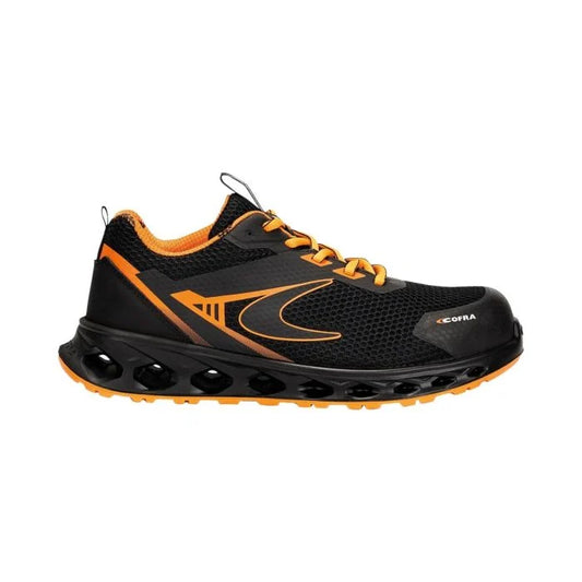 Scarpa Antinfortunistica Cofra Kombo S1PS ESD – 100% Metal Free, Tomaia Senza Cuciture, Fodera SANY-DRY, Soletta LIGHT FOAM ESD, Antiperforazione FTP Non Metallica, Suola Dinamica con Aperture Trasversali