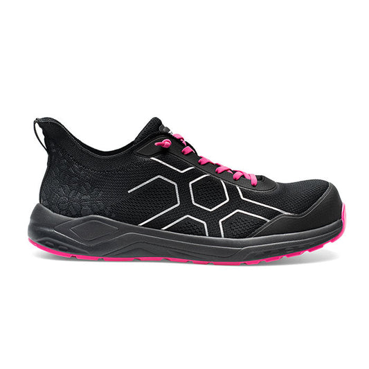 Scarpa Antinfortunistica Sottozero Elettra SZ555F S1PS FO SR HRO ESD nero fucsia – vista laterale