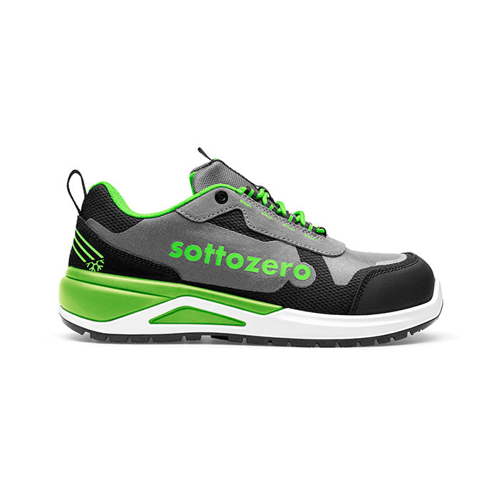 Scarpa Antinfortunistica Sottozero Jet SZ300 S1PS FO ESD verde – vista laterale