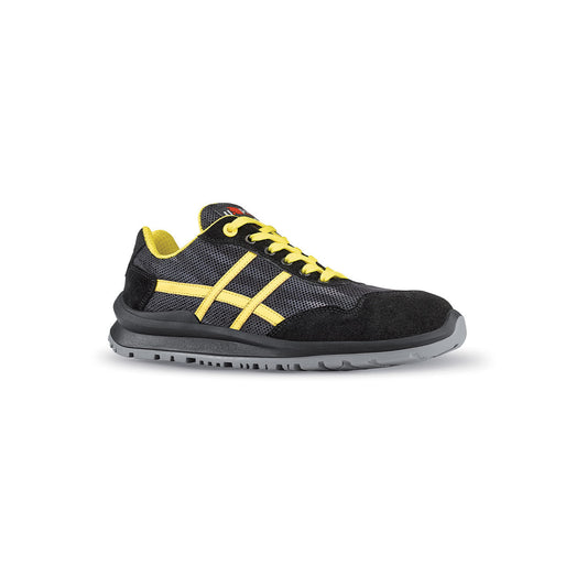 Scarpa Antinfortunistica U-Power Alex S1PS FO SR nero giallo – vista laterale